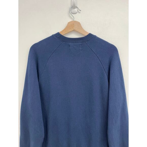 La Paz Cunha Logo Organic Cotton Anchor Nautical Coastal Raglan Sweatshirt XS - Picture 4 of 10